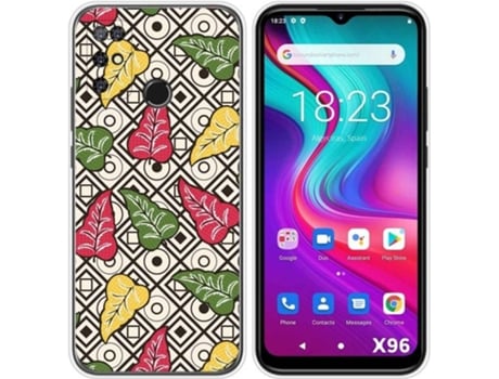 Capa Doogee X96 TUMUNDOSMARTPHONE Desenhos Transparente Flores 11 Multicor