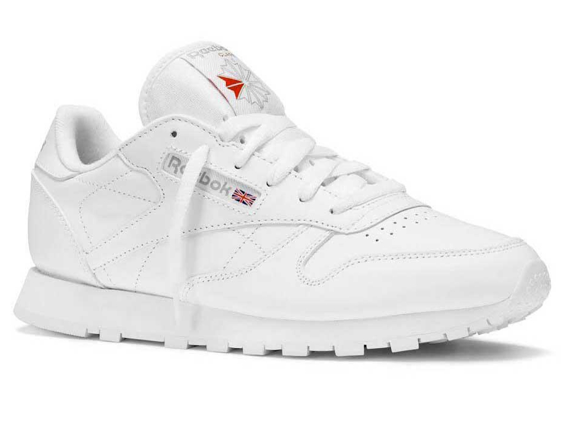 Ténis REEBOK Classic Leather Mulher (37 - Branco)