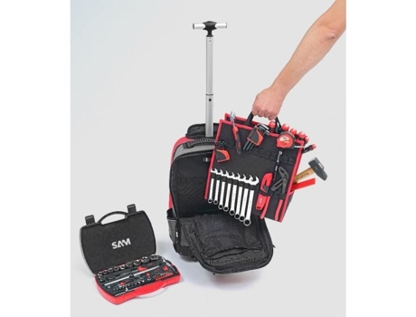 Mochila de 40 Litros com 100 Ferramentas de Manutenção SAM OUTILLAGE Cp-100-Bag5N