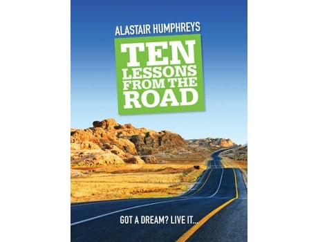 Livro ten lessons from the road de alastair humphreys (inglês)