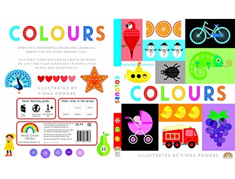 Livro Lift the Flap Colours de Philip Dauncey (Inglês - Capa Dura)