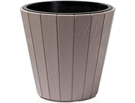 Vaso PROSPERPLAST PLASTIKEN Woode Castanho (488 mm)