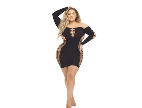 Vestido PINK LIPSTICK Preto (Queen size)