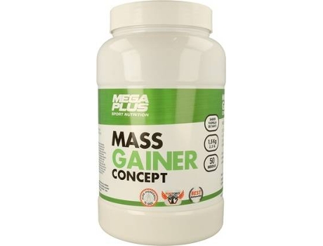 Suplemento Alimentar MEGA PLUS Mass Gainer Concept Baunilha (1,5 kg)