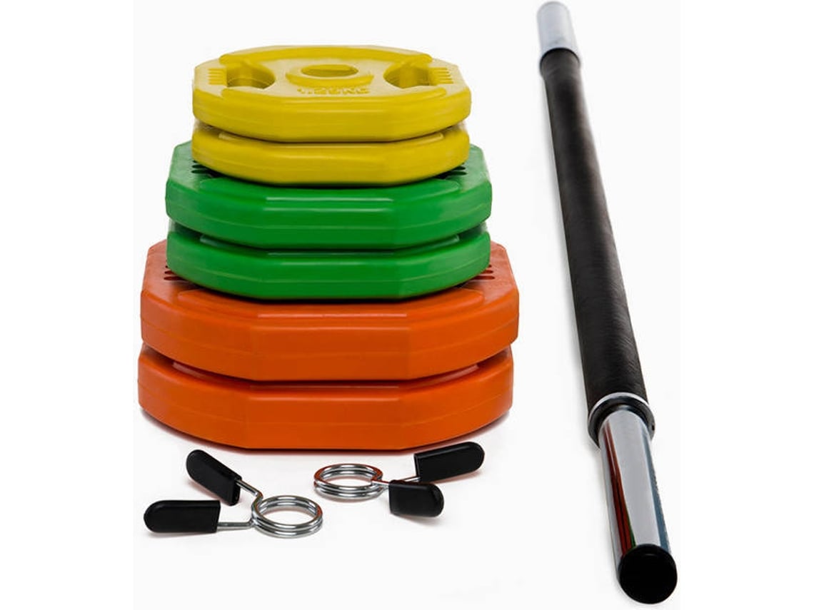 Conjunto de Pesos GOODBUY FITNESS Set Pump 28mm Worten.pt