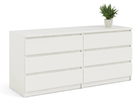 Cómoda  Branco (Laminado Lacado - 153.6x70.1x50 cm)