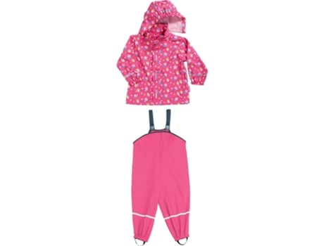 Impermeável de Bebé PLAYSHOES Stars Allover Rosa (2 anos)