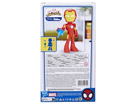 Figura SPIDEY AND HIS AMAZING FRIENDS Iron Man (Idade Mínima Recomendada: 3 anos)