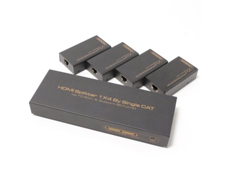 Multiplicador de 4 portas de vídeo HDMI Cat.6  BEMATIK