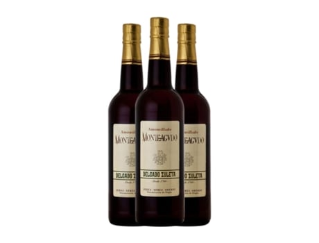 Vinho fortificado DELGADO ZULETA Monteagudo Amontillado Palomino Fino Jerez-Xérès-Sherry (0.75 L - 3 Unidades)