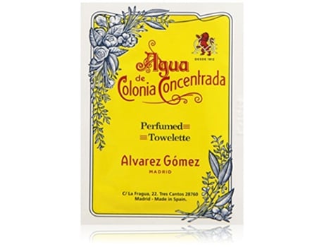 Toalhitas Perfumadas ALVAREZ GOMEZ Unisex