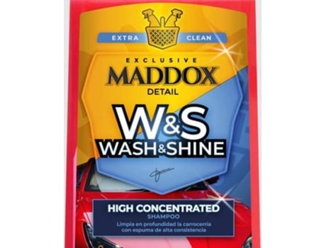 MADDOX DETAIL - WASH & WAX - Champú concentrado con cera Carnauba.
