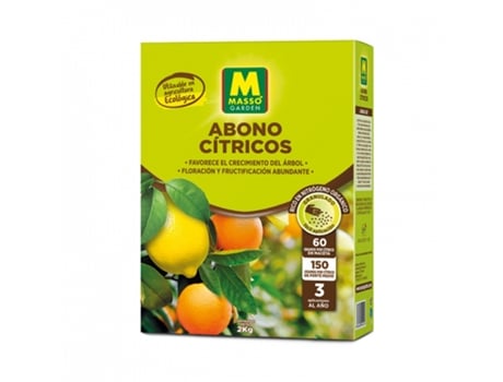 MASSO GARDEN Abono Cítricos 2 kg Bio