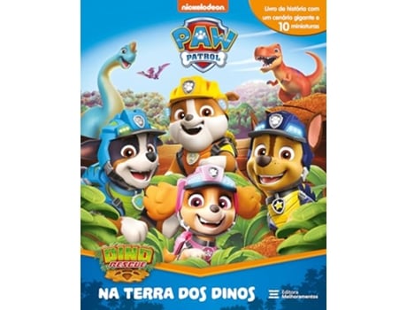 Livro Paw Patrol - Na Terra Dos Dinos de Spin Master (Português)