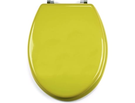 Assento Sanitário Universal de Madeira com Dobradiças de Aço Inoxidável 43.5 x 37.5 cm Verde pistacho TIENDA EURASIA