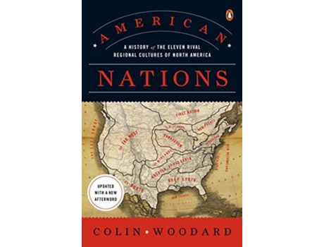 Livro American Nations de Colin Woodard (Inglês)