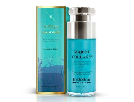 Soro Reparador Noturno de Colágeno Marinho 30Ml ERTH SKIN LONDON