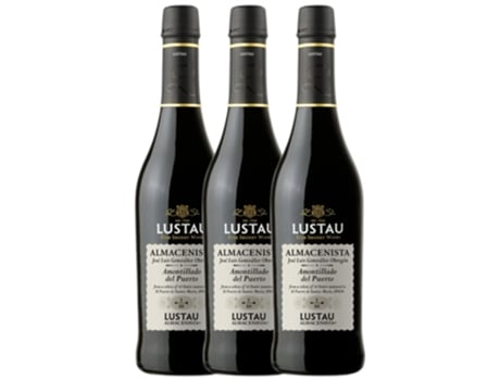 Generoso LUSTAU Lustau Amontillado Del Puerto González Obregón Palomino Fino Jerez-Xérès-Sherry 0.5 L (3 unidades)