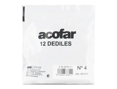 Dedais ACOFARDERM Num. 4 (12 Unidades)