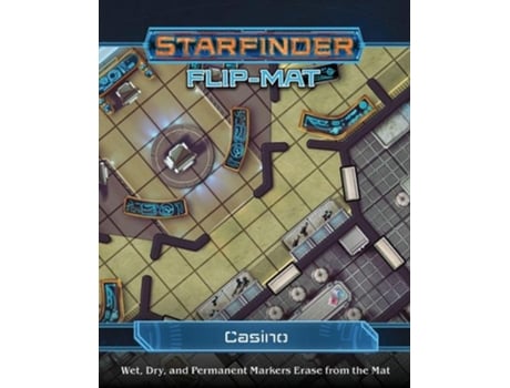 Livro starfinder flip-mat: casino de damien mammoliti (inglês)