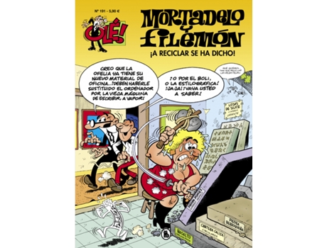 Livro ¡A Reciclar Se Ha Dicho! (Olé! Mortadelo 191) de Francisco Ibáñez (Espanhol)