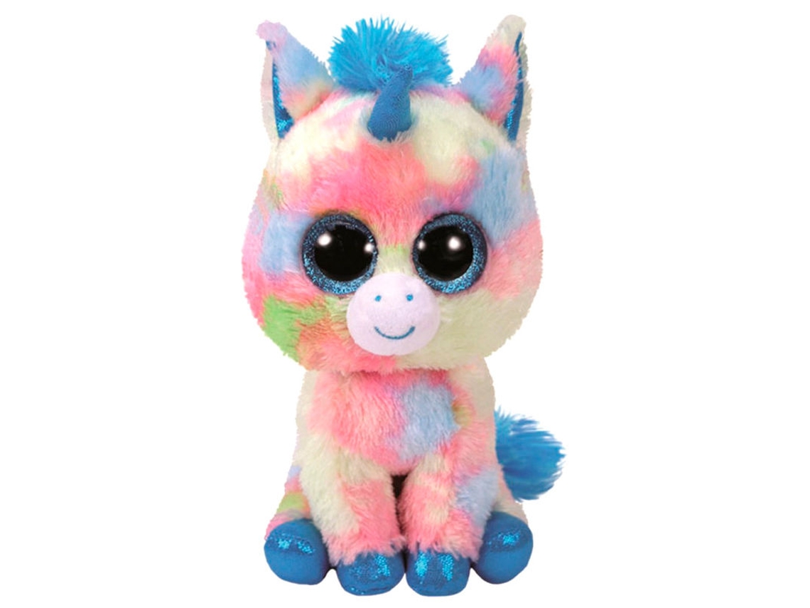 Peluche TY Beanie Boos Unicornio Azul 23 cm Worten.pt