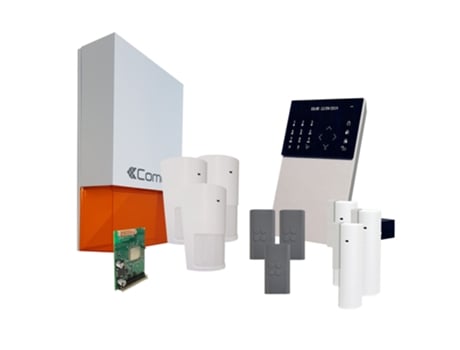 Secur Hub Kit 2 Pacote de Alarme Ligado Transmissão Ip + Módulo Gsm Hub2G COMELIT