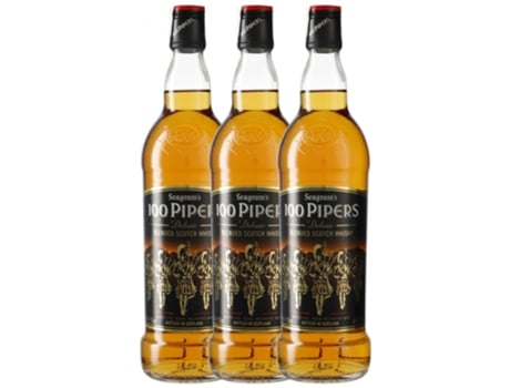 Whisky 100 PIPERS Blended 100 Pipers (0.7 L - 3 unidades)