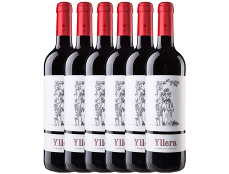 Vinho YLLERA Yllera 12 Meses En Barrica Tempranillo Vino De La Tierra De Castilla Y León Crianza (0.75 L - 6 unidades)