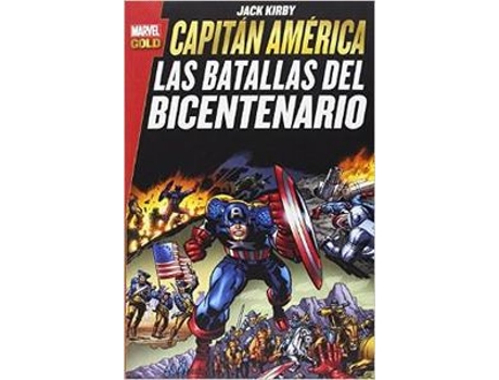 Livro Capitan America: Batallas Bicentenario de Jack Kirby (Espanhol)