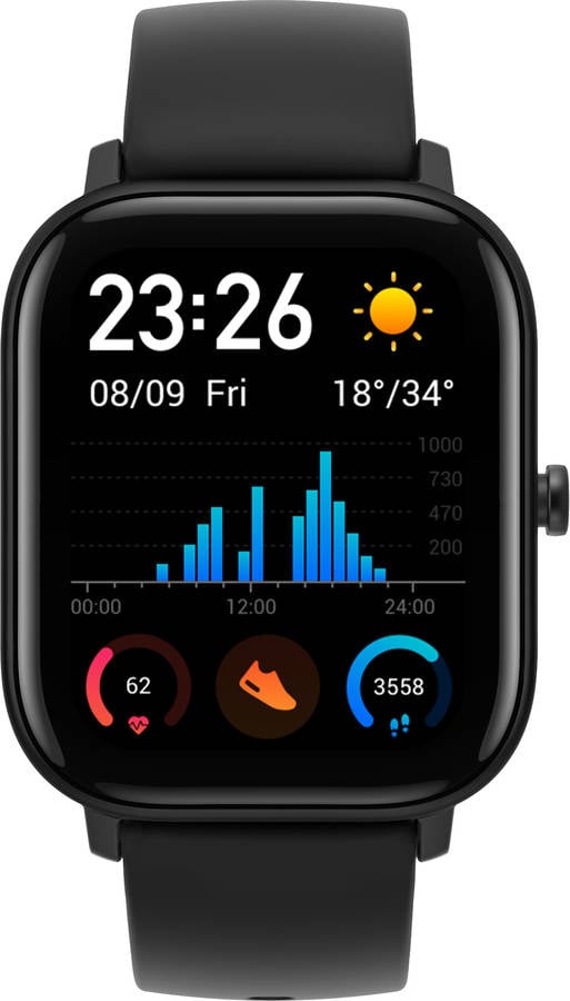 Smartwatch AMAZFIT GTS Preto Worten.pt