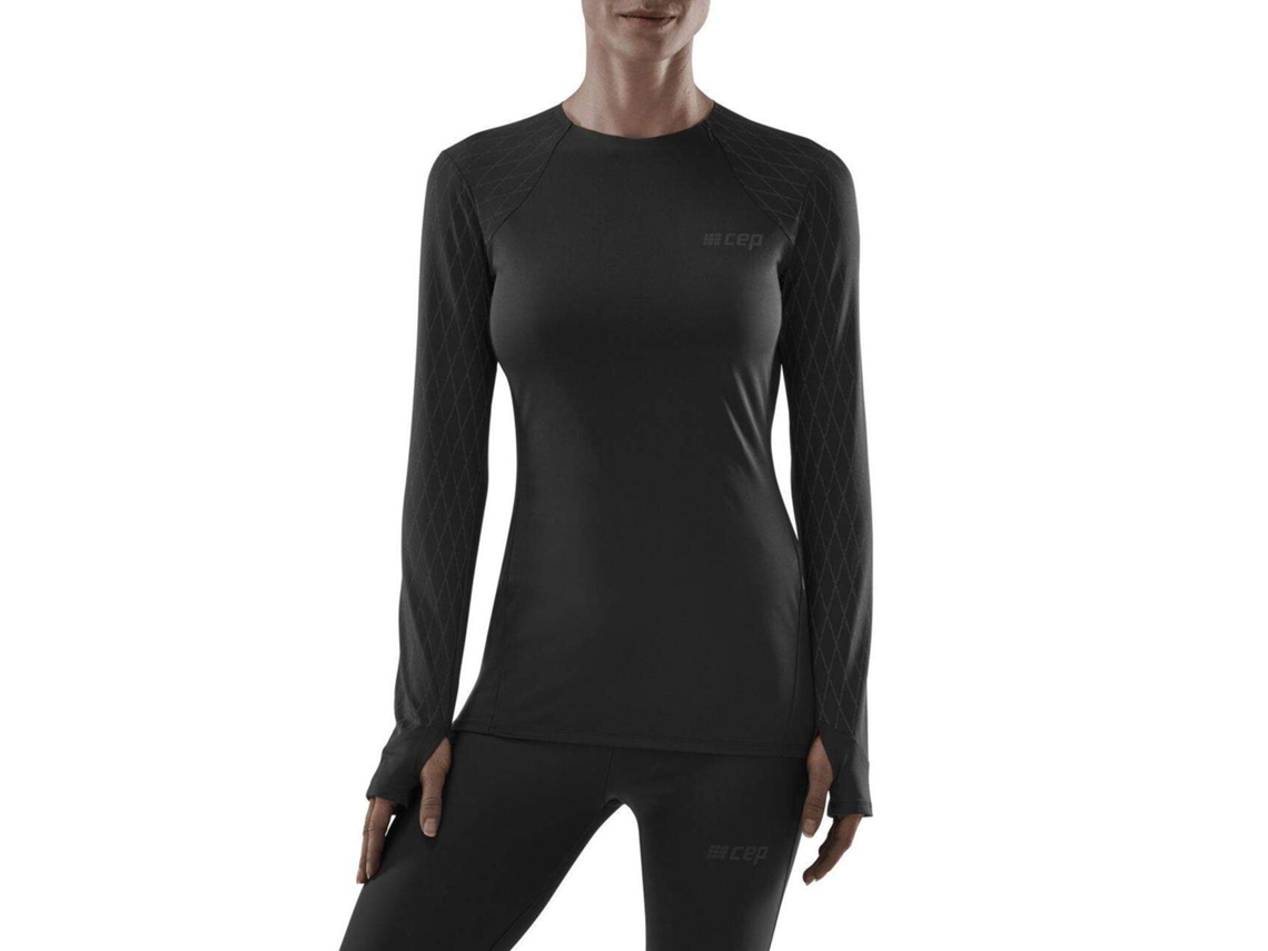 Camisola de manga comprida feminina CEP Compression Reflective