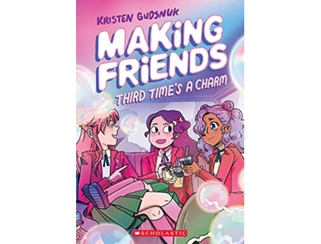 Livro Making Friends Third Times the Charm A Graphic Novel de Kristen Gudsnuk (Inglês)