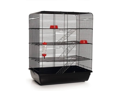 Gaiola para Hamsters  Remy (Preto - 58x38x71cm)