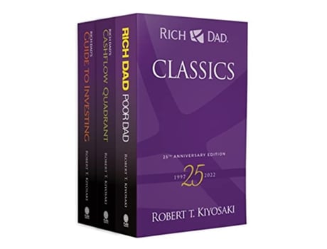 Livro Rich Dad Classics Boxed Set de Robert T Kiyosaki (Inglês)