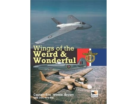 Livro wings of the weird & wonderful de capt eric brown (inglês)