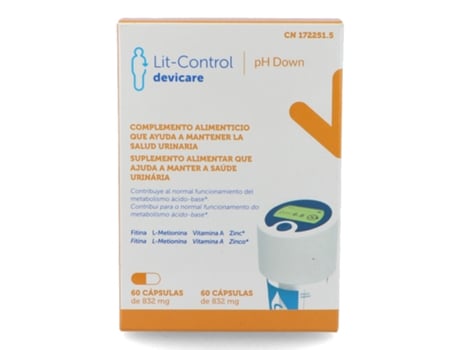 Suplemento Alimentar EXELTIS Lit-Control Ph Down (60 capsulas)