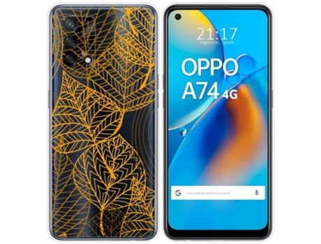 Capa Oppo A74 4G TUMUNDOSMARTPHONE Desenhos Transparente Multicor