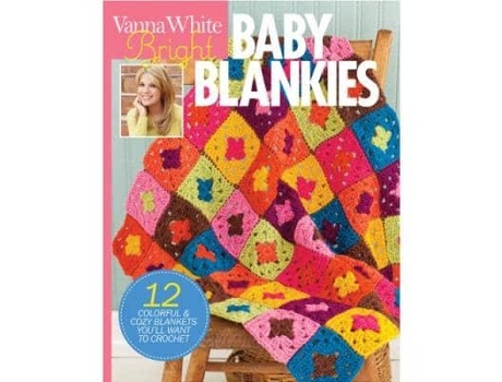 Livro bright baby blankies - 12 colorful & cozy blankets you'll want to crochet de v white (inglês)