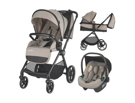 Carrinho de Bebé 3In1 COCCOLLE Lissia Butternut Beige