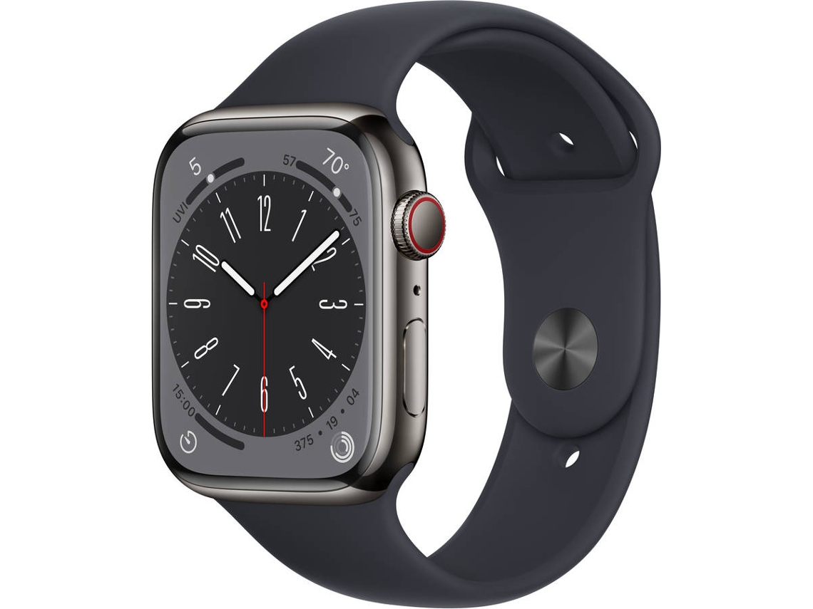 APPLE Watch Series 8 GPS+Cellular 45 mm Grafite com Bracelete