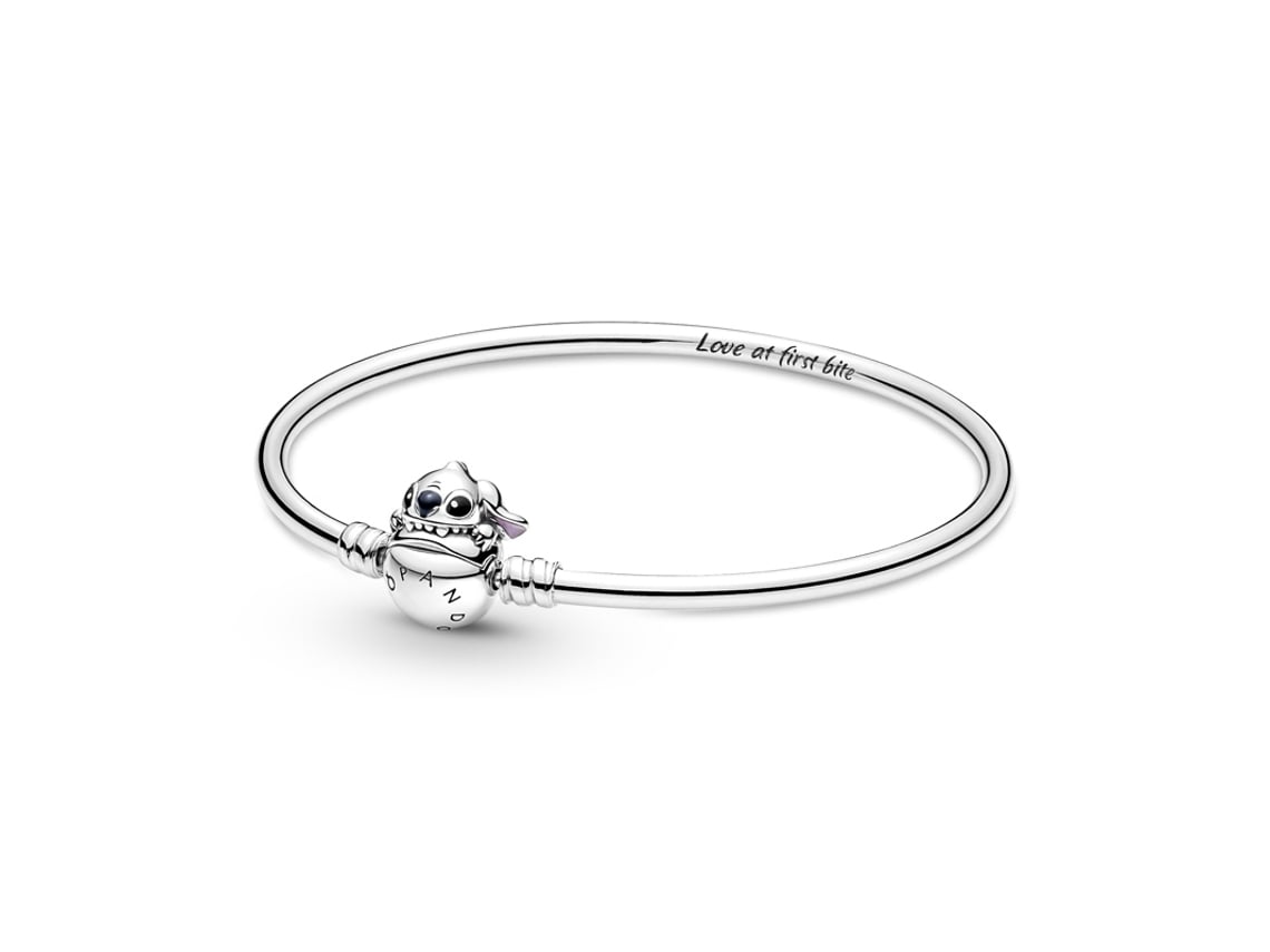 Pulseira PANDORA Disney Stitch Biting Clasp Bangle 591683C01 16-21Cm |  Worten.pt