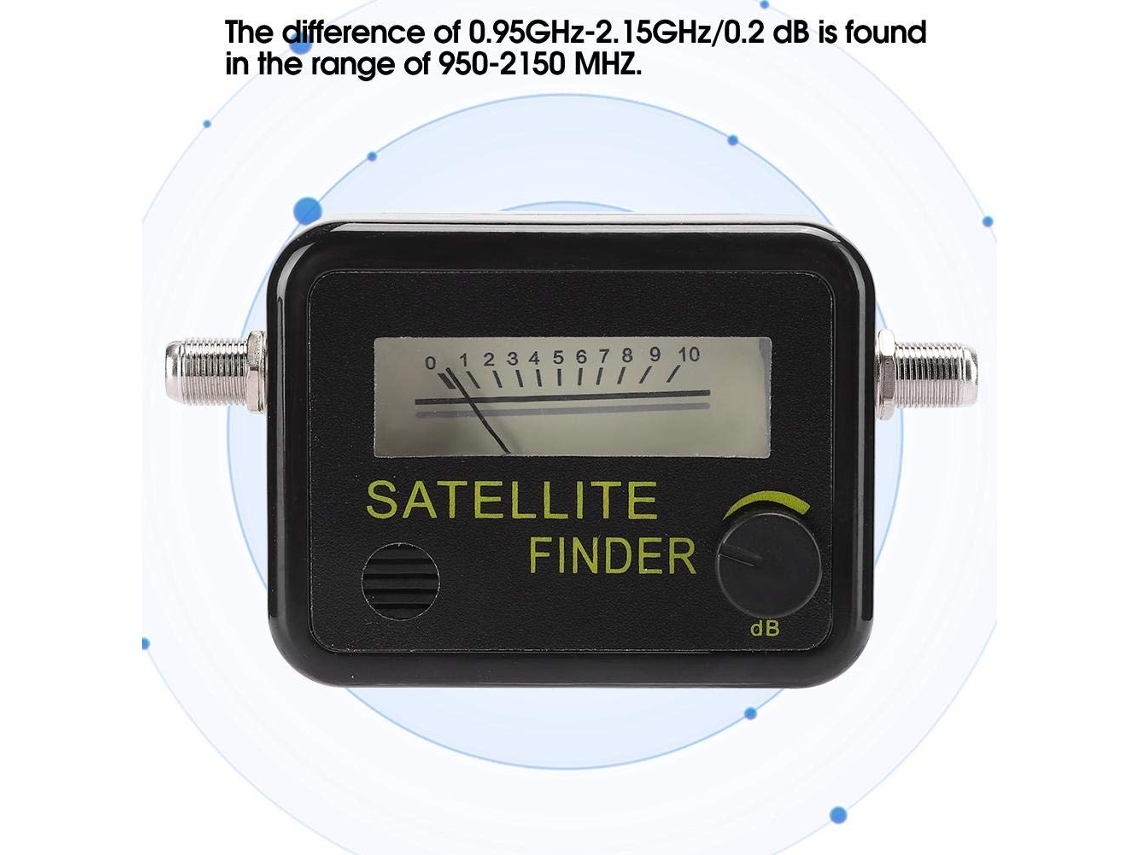 Localizador de Sinal de Satélite Digital Bom para Campistas Medidor de Força  de Sinal Localizador de Satélite Portátil Dish Net Work Analog Meter Mi |  Worten.pt