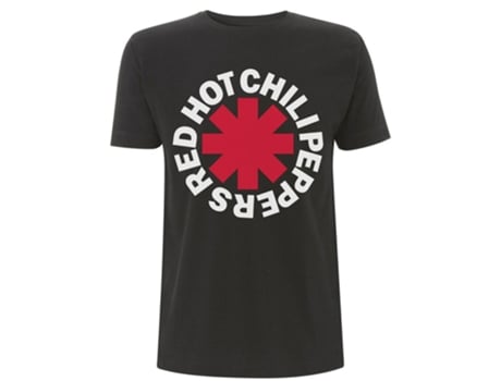 T-shirt RED HOT CHILI PEPPERS (S - Preto)