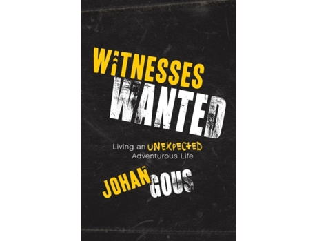 Livro witnesses wanted de johan gous (inglês)