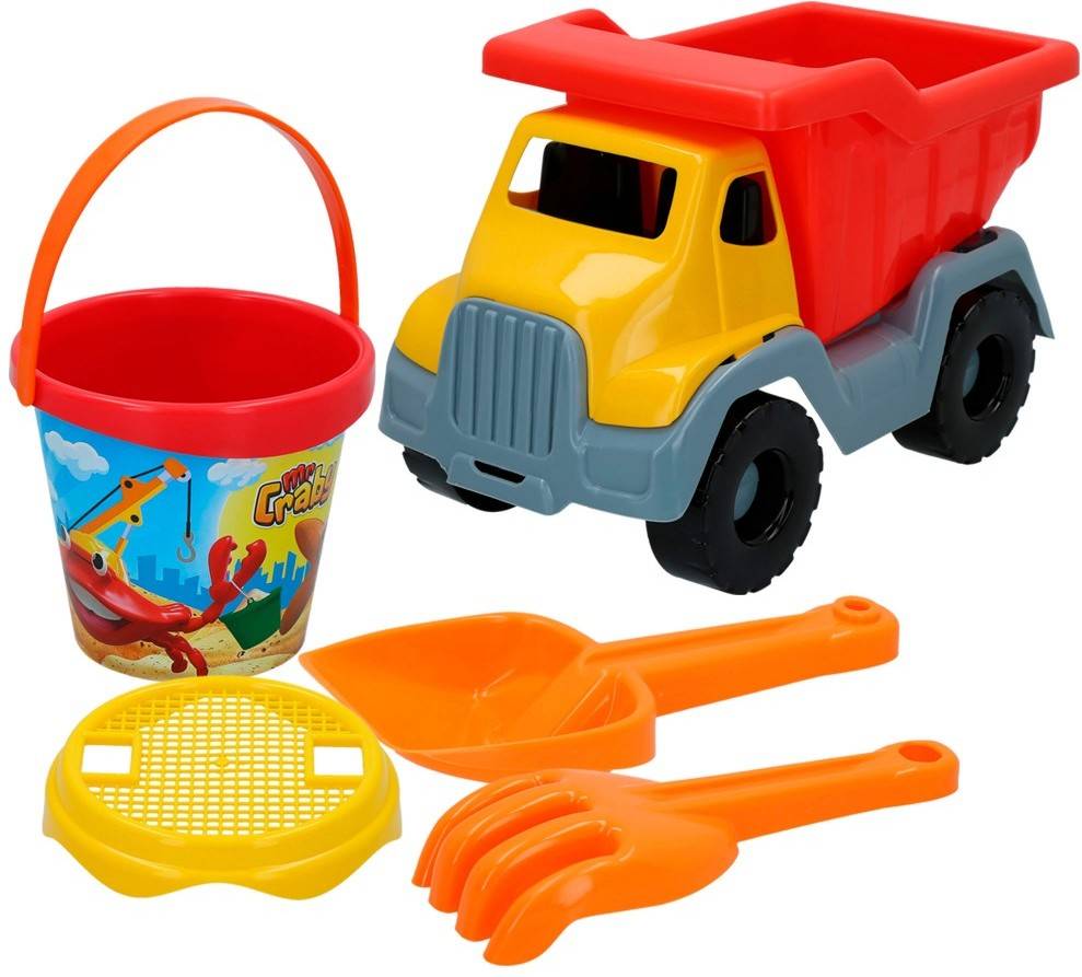 Pack brinquedos de praia CB TOYS Mr Craby Builder com acessórios (30x16x20  cm - 18 meses)