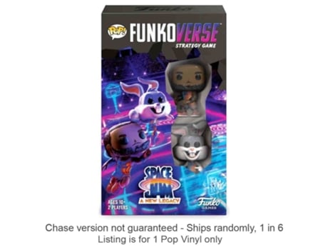 Figura Funko Space Jam 2 a Nova Lenda 100 2Pk Chase Envia 1 em 6 FUNKOVERSE