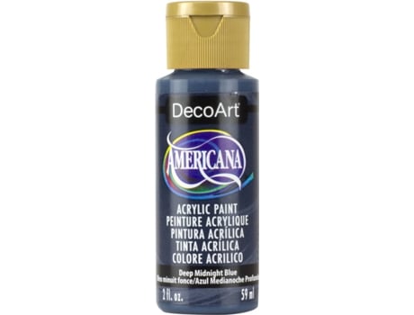 Tinta Acrílica AMERICANA Azul Meia-Noite Profundo (59 ml)