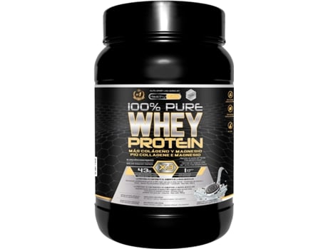 Proteína Whey HEALTHY FUSION Whey Protein Puro com Colágeno e Magnésio Melhore Seus Treinos Protege e Aumenta a Massa Muscular Biscoito 1Kg