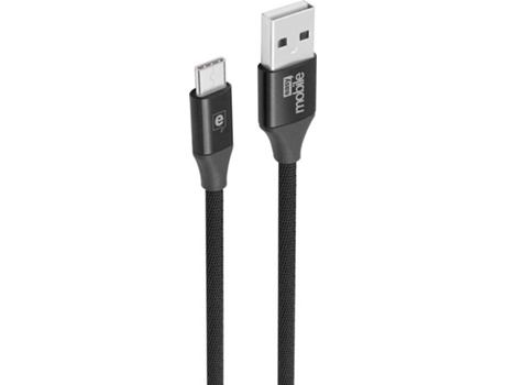 Cabo  New Fashion (USB - MicroUSB - 1.5 m - Preto)